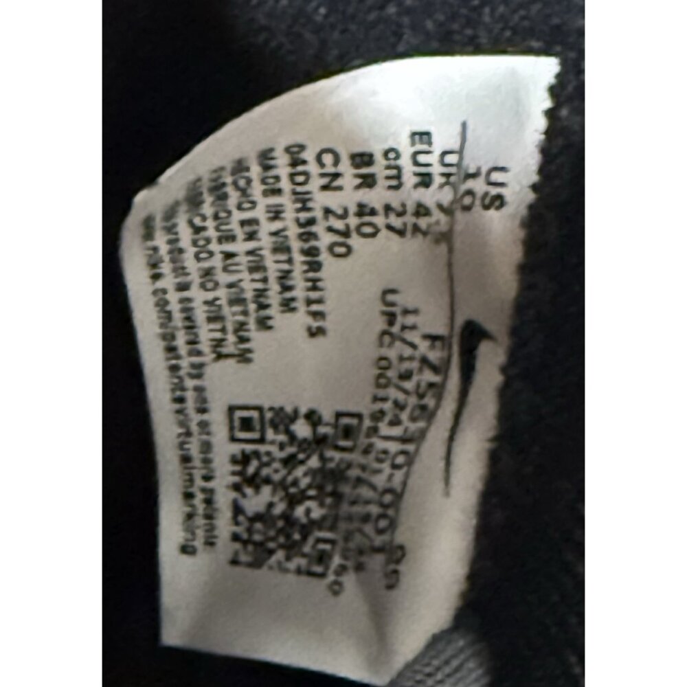 Nike Killshot 2 Women’s Size 10 Black White Gum Lace Up Casual Shoes FZ5630-001 - Picture 4 of 5